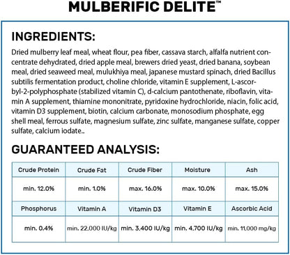 Hikari Mulberific Delite Tortoise Food 650g 
