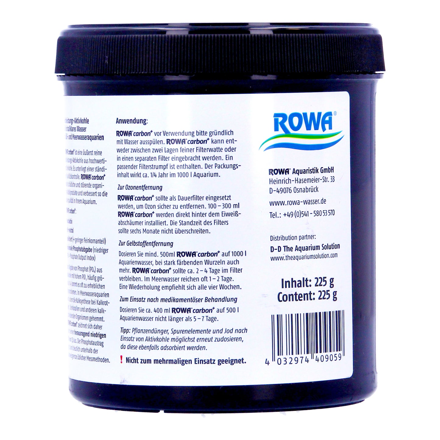 D-D Rowa Carbon 250g / 500ml