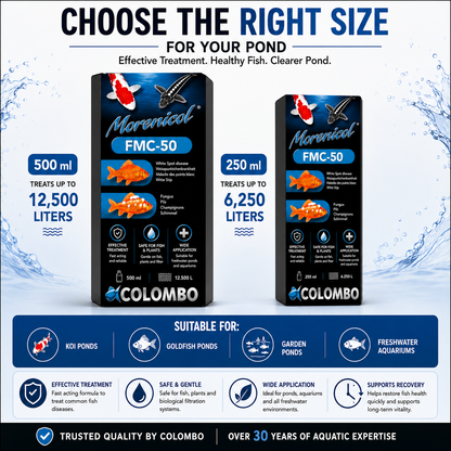Colombo FMC-50 Pond Fish Treatment – White Spot & Fungal Remedy