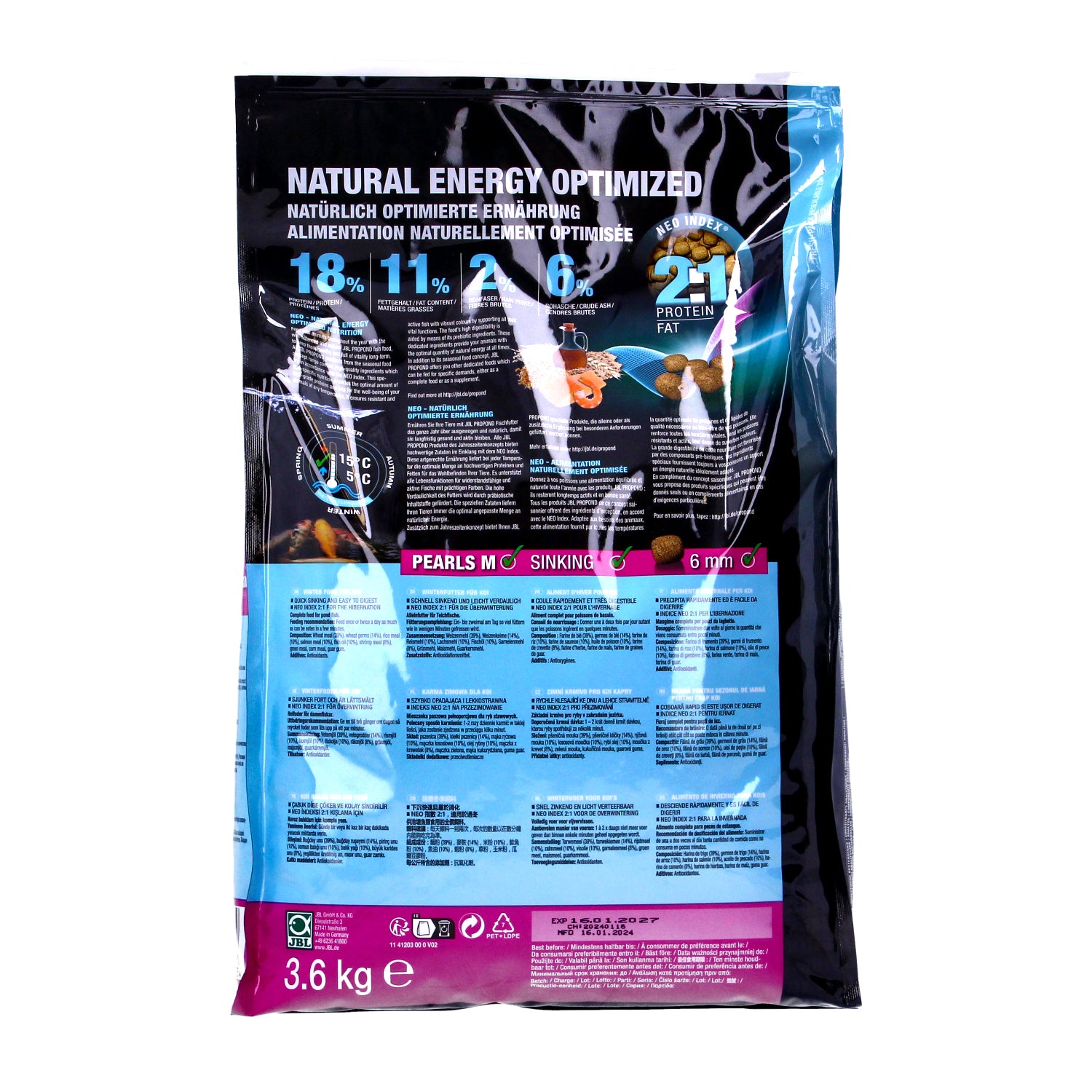 JBL ProPond Winter M 3.6kg (BB 01/27) 