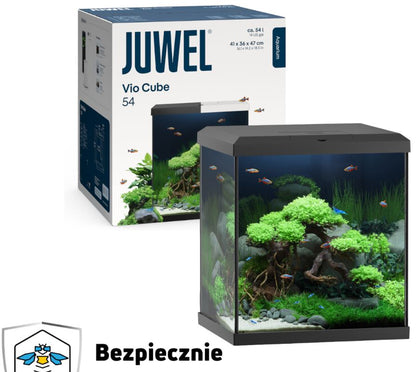 Juwel 54 L Vio Cube Aquarium Fish Tank Set with LED Filter Heater and Cabinet