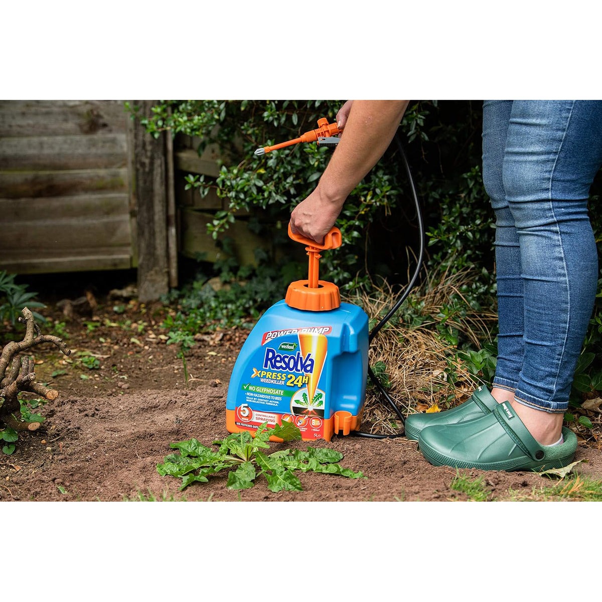 Resolva Xpress Refill 24H Weedkiller 5L Power Pump RTU
