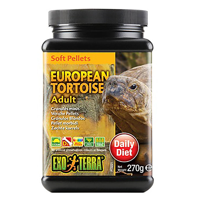 Exo Terra Adult European Tortoise Food 270g 