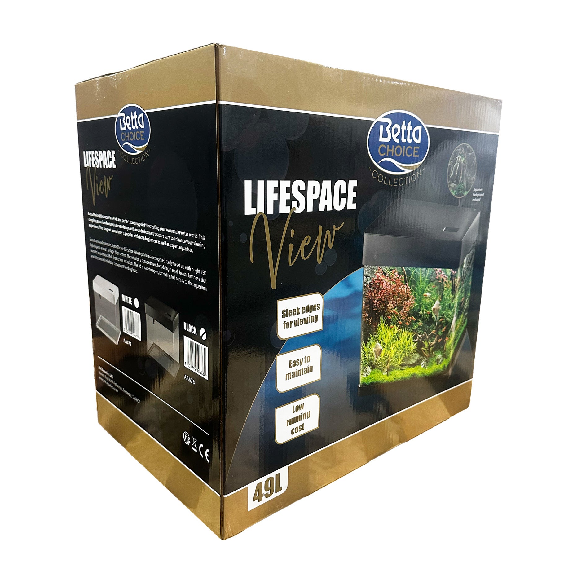 Ocean Free Betta vierkante vistank aquarium met LED-licht siam Fighter Ocean Free Betta vierkante vistank aquarium met LED-licht siam Fighter