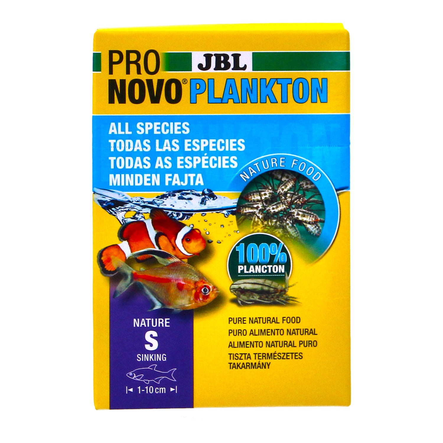 JBL PRONOVO PLANKTON Zooplankton Sinking Fish Food – 8x10ml