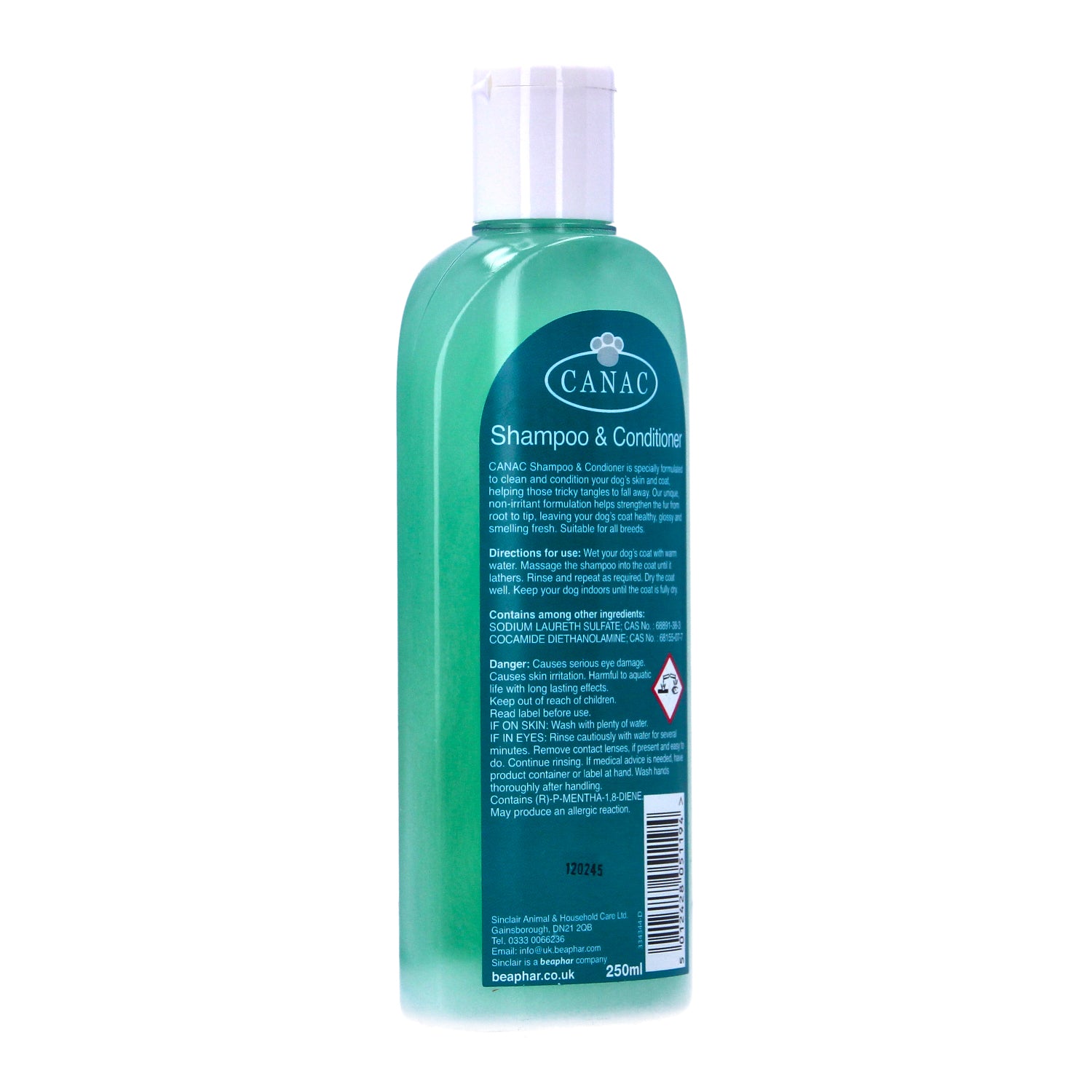 Canac Shampoo and Conditioner 250ml 