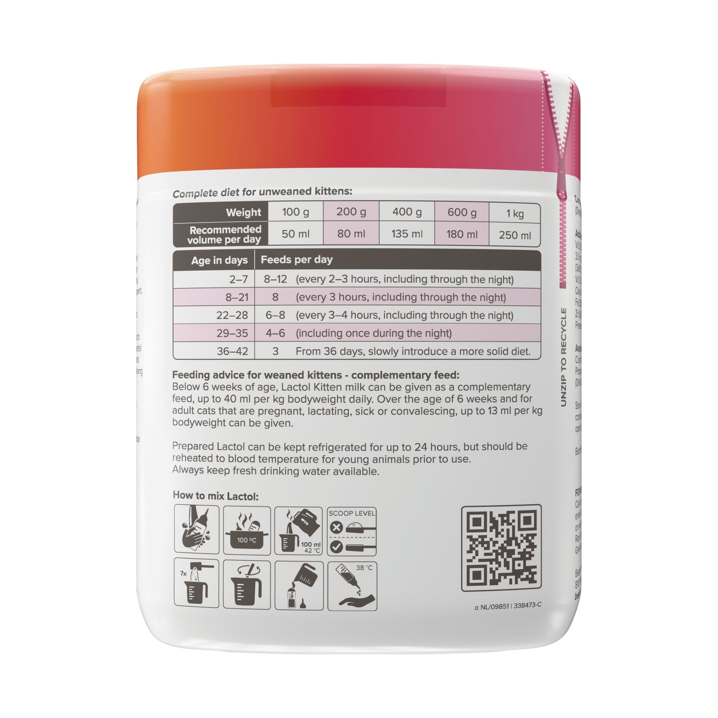 Beaphar Lactol Kitten Milk 500g