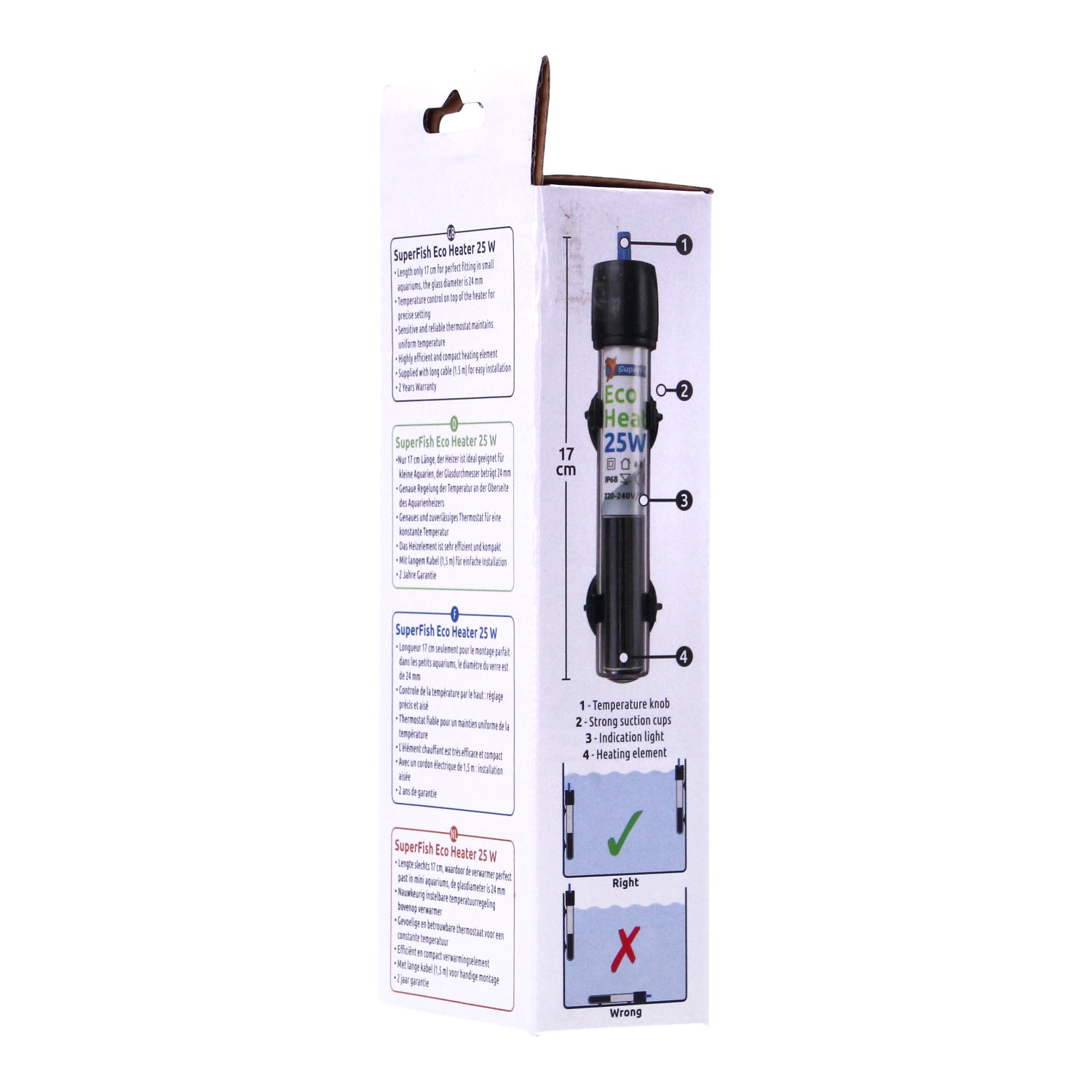 Superfish Eco Heater 25W For Aquariums up to 25L