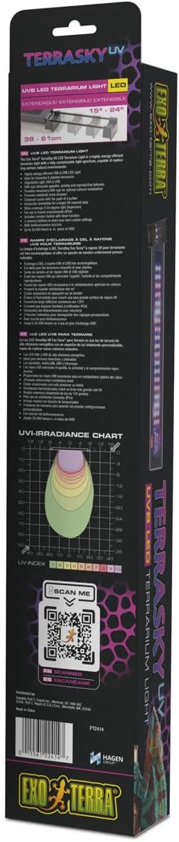 Exo Terra TerraSky UVB LED Terrariumlamp 10W Exo Terra TerraSky UVB LED Terrariumlamp 10W