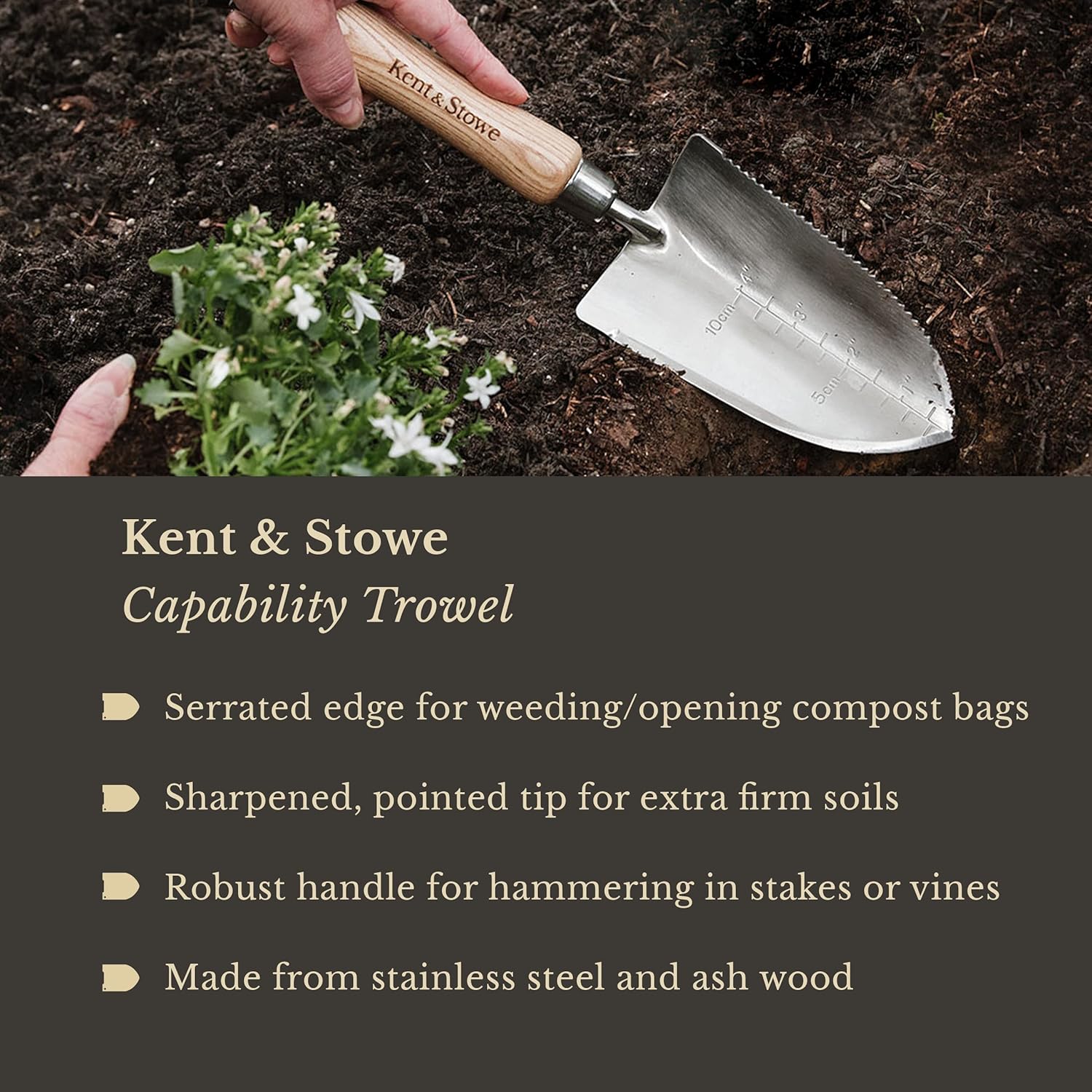 Kent & Stowe SS The Capability Trowel 