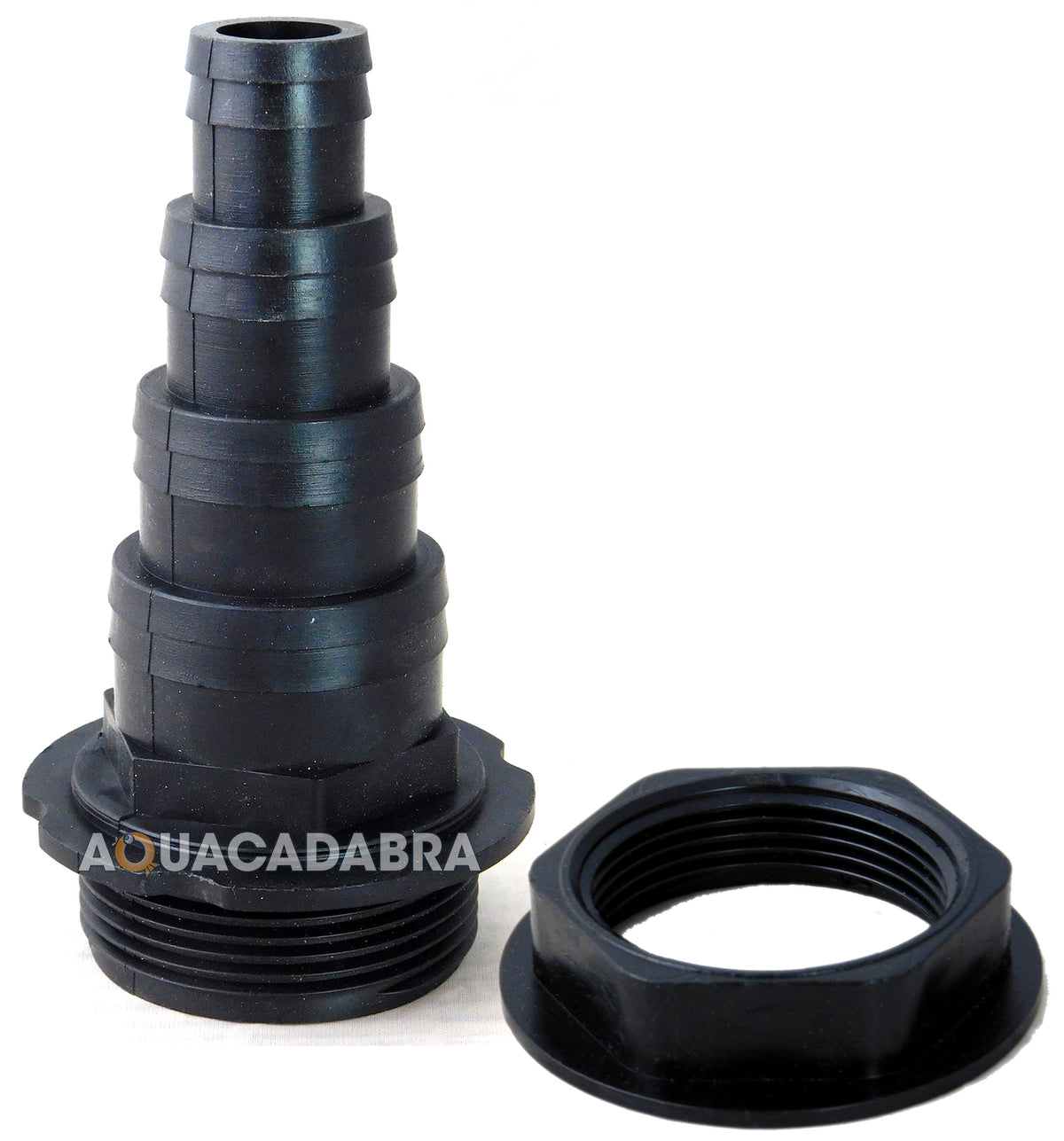 1.5" Threaded Hosetail & Nut x5 Pond Pump Filter Hose Connector Adapter