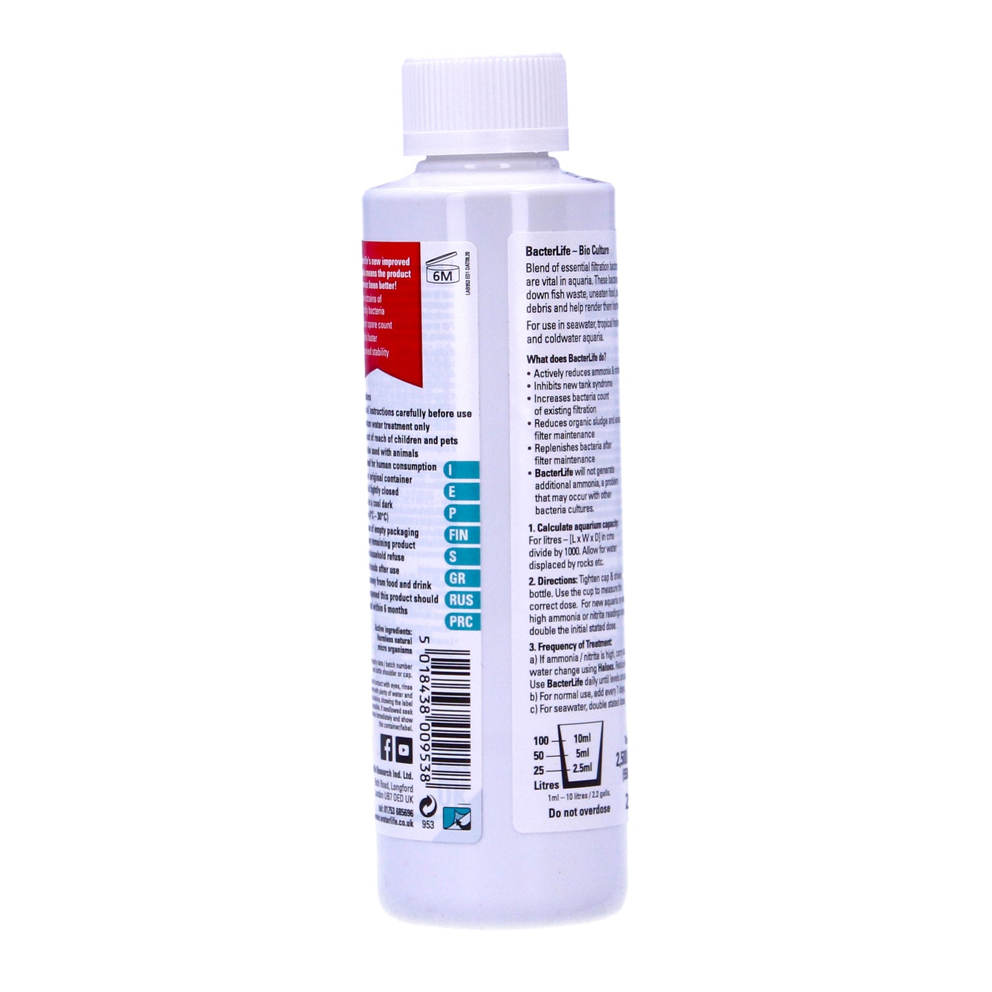 Waterlife Bacterlife - Digests Ammonia & Nitrite