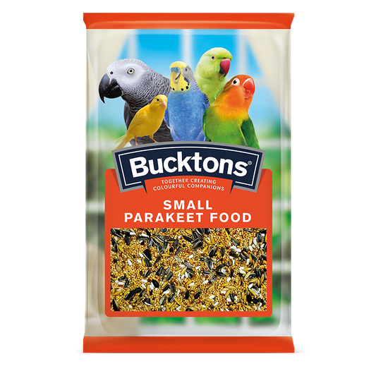 Bucktons Small Parakeet Bird Seed Food 12.6kg Bulk Mix Damaged Bag