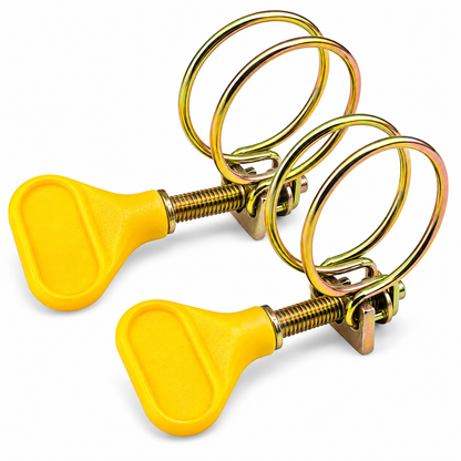 Kockney Koi Double Wire Hose Clamps (Pairs)