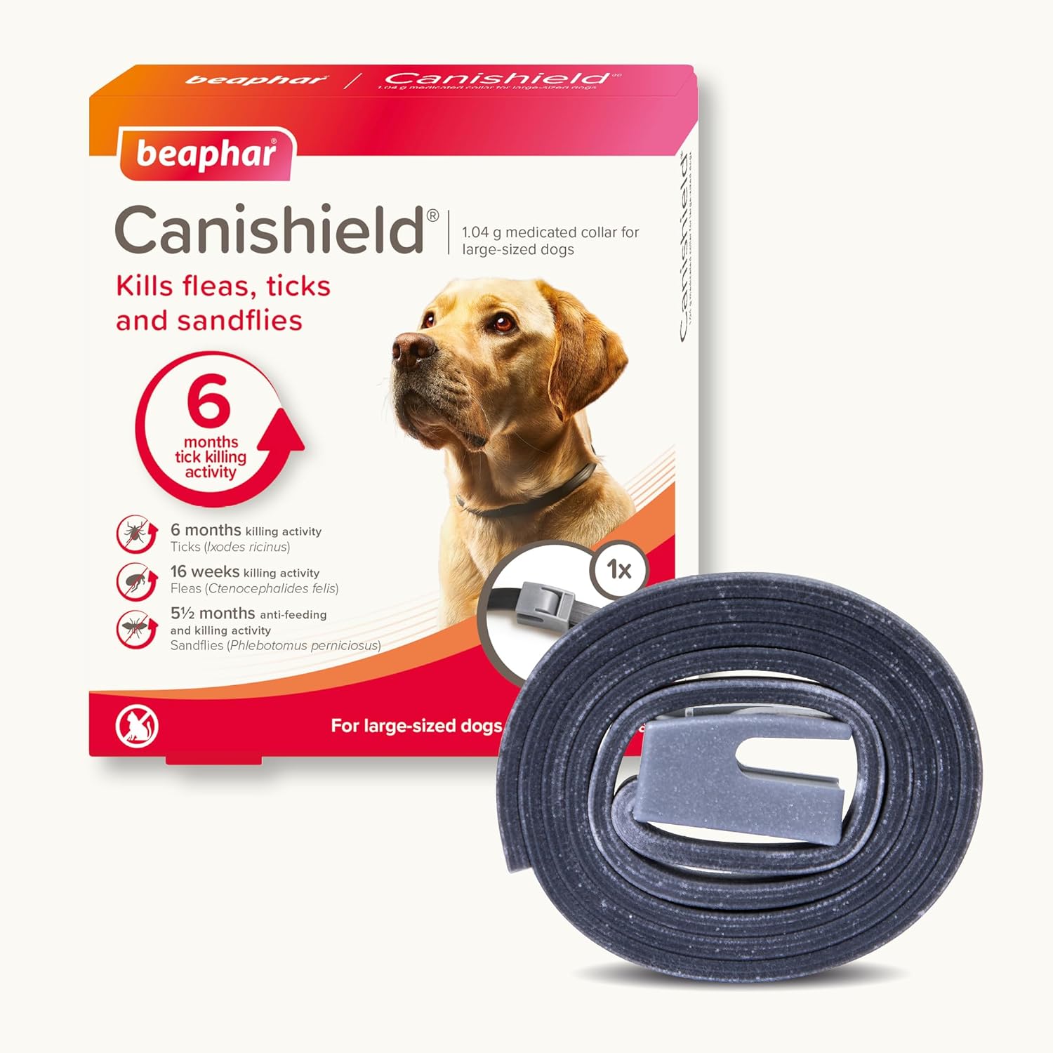 Beaphar Canishield Medicated Collar 4-6 Months up to 65cm