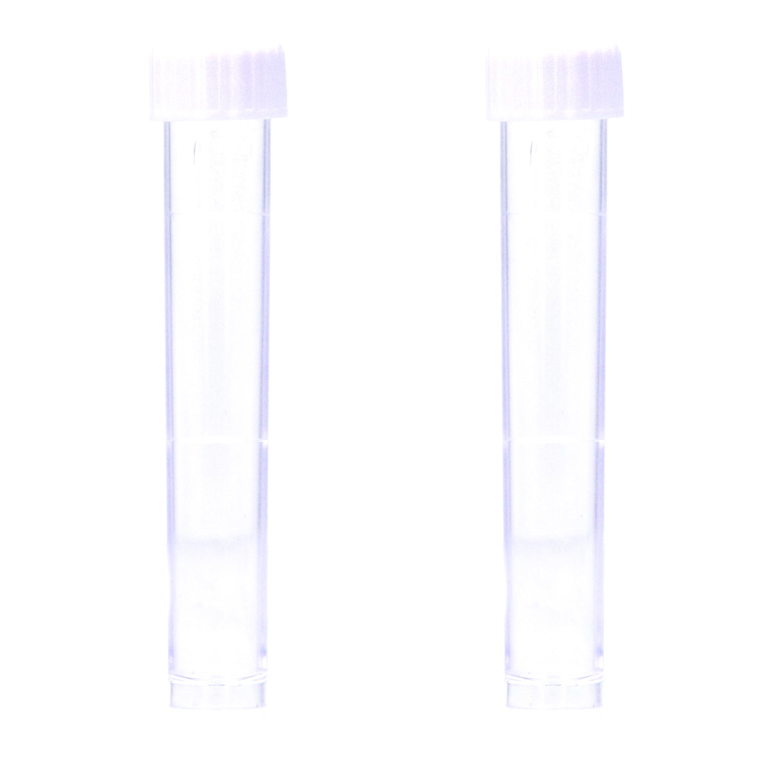 Aquacadabra 10ml Plastic Test Tubes Vials Screw Caps 