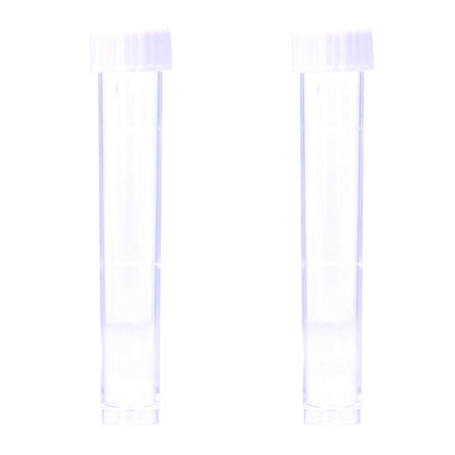 Aquacadabra 10ml Plastic Test Tubes Vials Screw Caps 