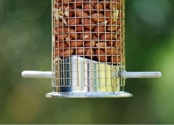 Gardman Garden Heavy Duty Aluminium Wild Bird Peanut Feeder 