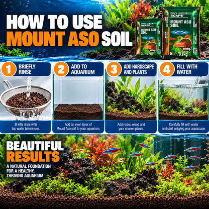 JBL ProScape Brown Volcanic Aquarium Soil Gravel Substrate Planted Tank