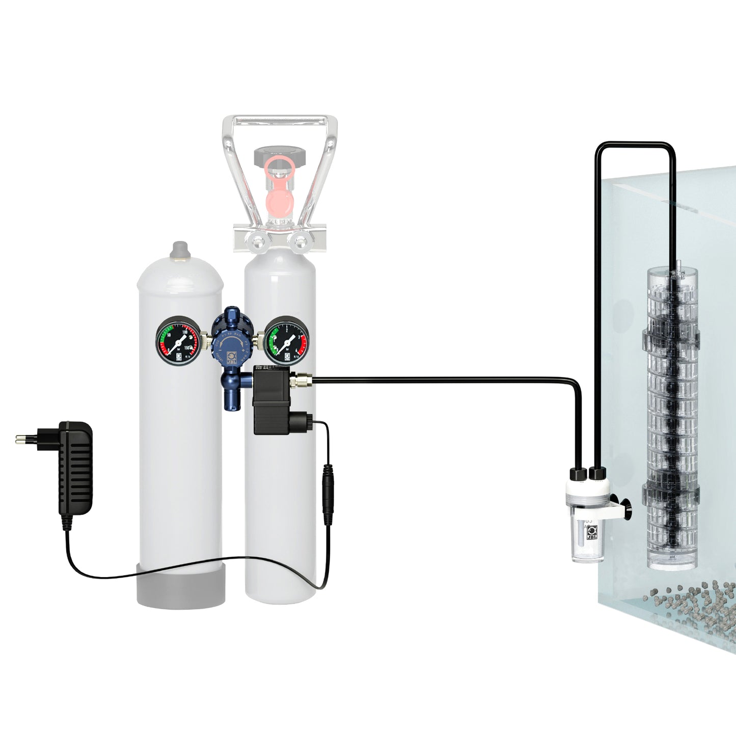 JBL PROFLORA Aquarium Fish Tank Plant CO2 Advacned Set CO2 Cylinders 500g