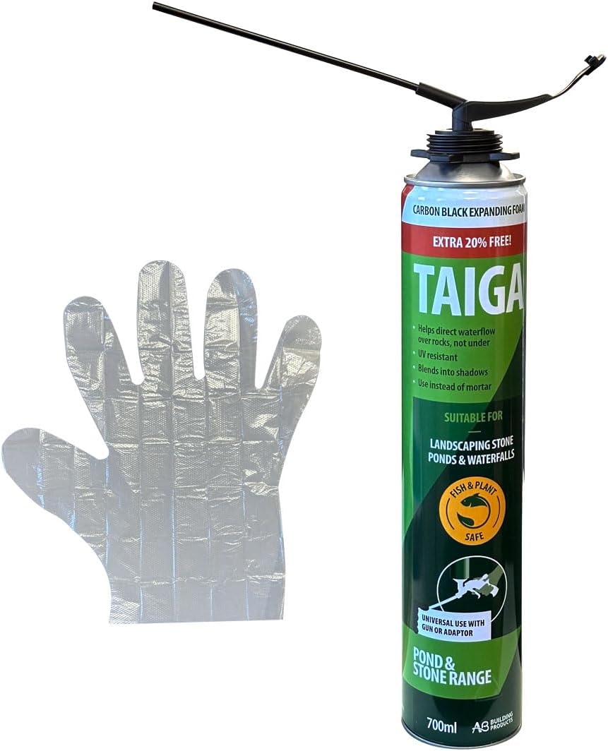 Taiga Black PU Expanding Foam 700ml