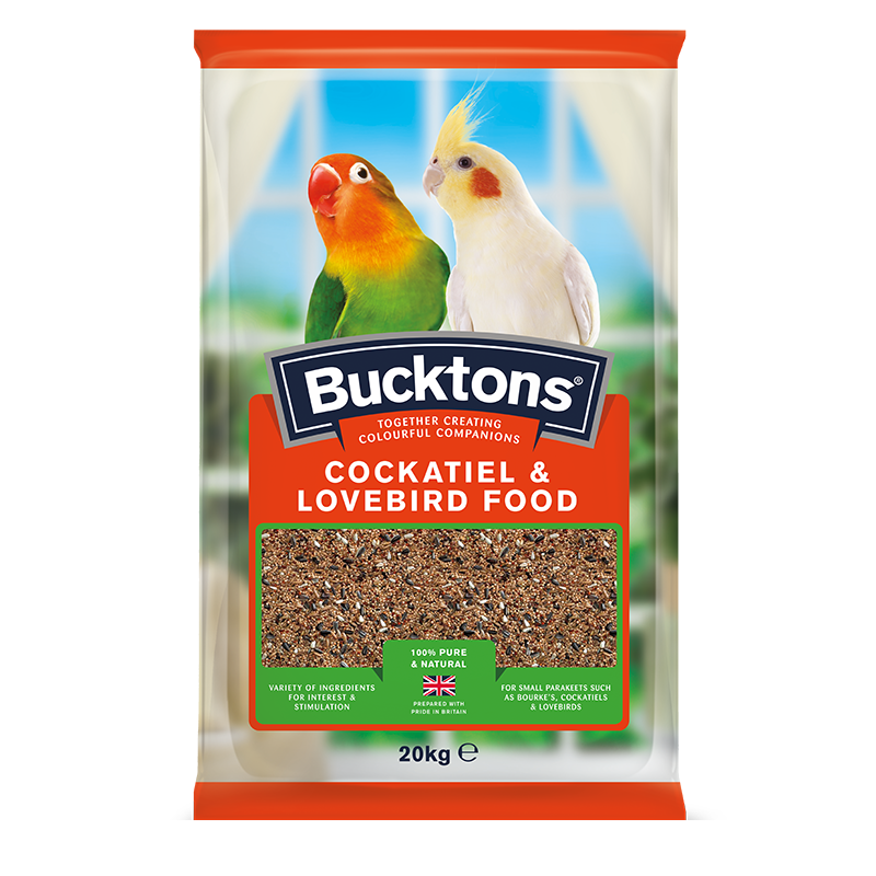 Bucktons Cockatiel & Lovebird 20kg