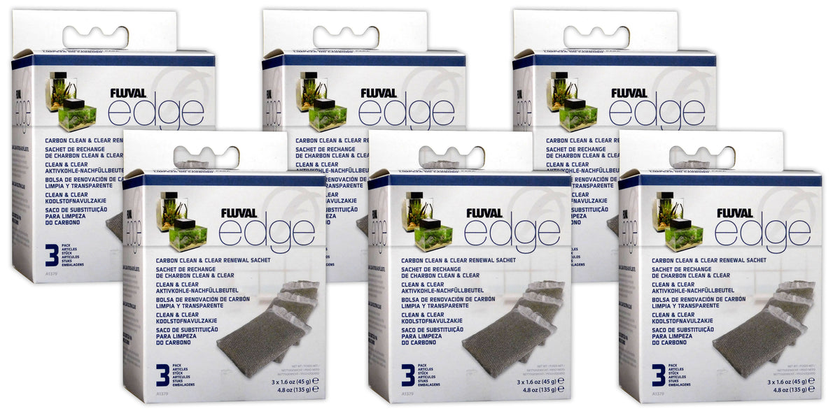 Fluval Edge Replacement Carbon and C Series Media - 6 Pack