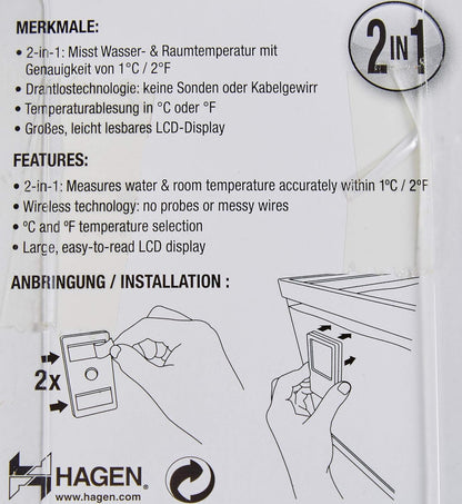Fluval 2in1 Thermometer