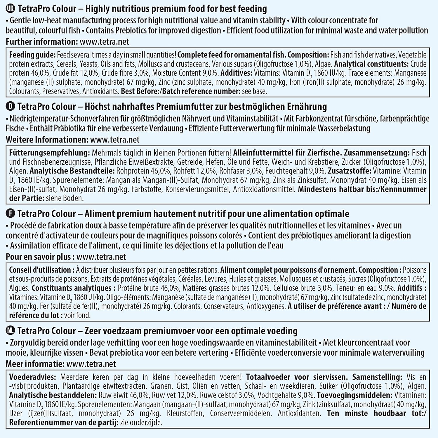 Tetra Pro Colour Multi-Crisps 10L