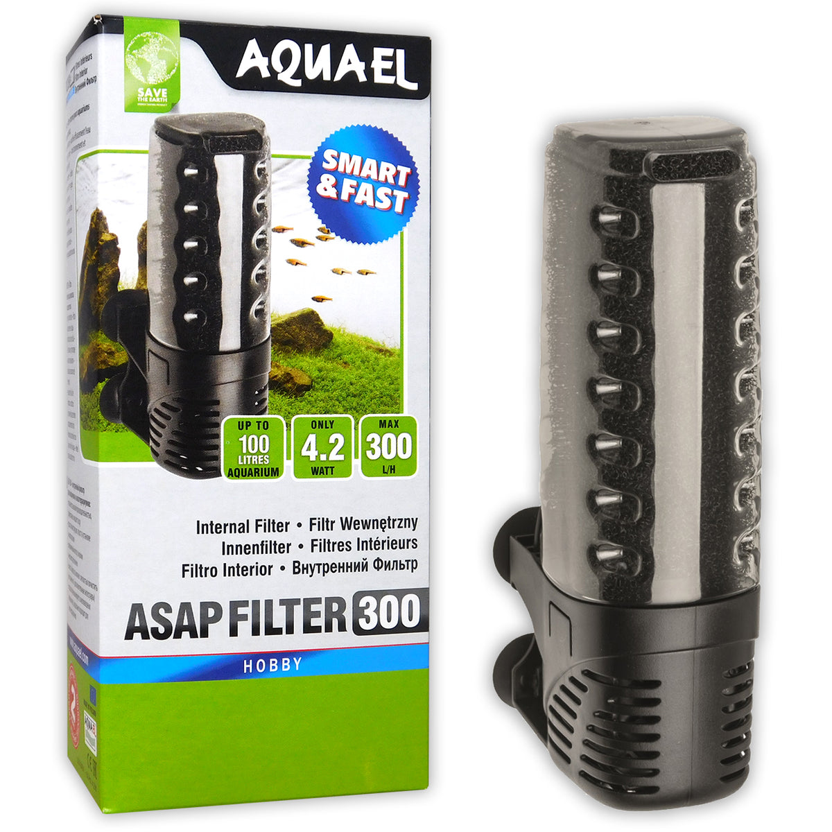 Aquael ASAP Internal Aquarium Filter Refurbished