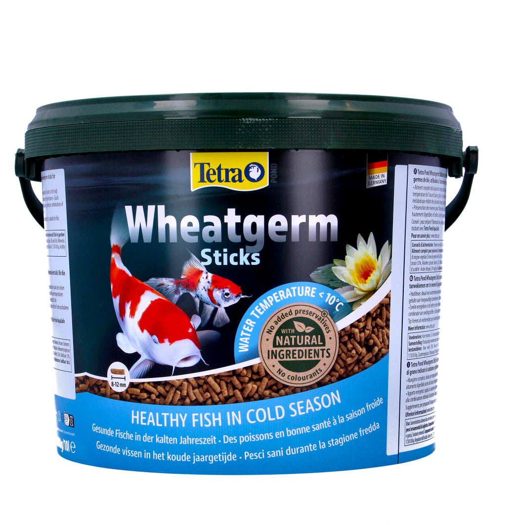 Tetra Pond Wheatgerm Sticks 2kg 10L Bucket
