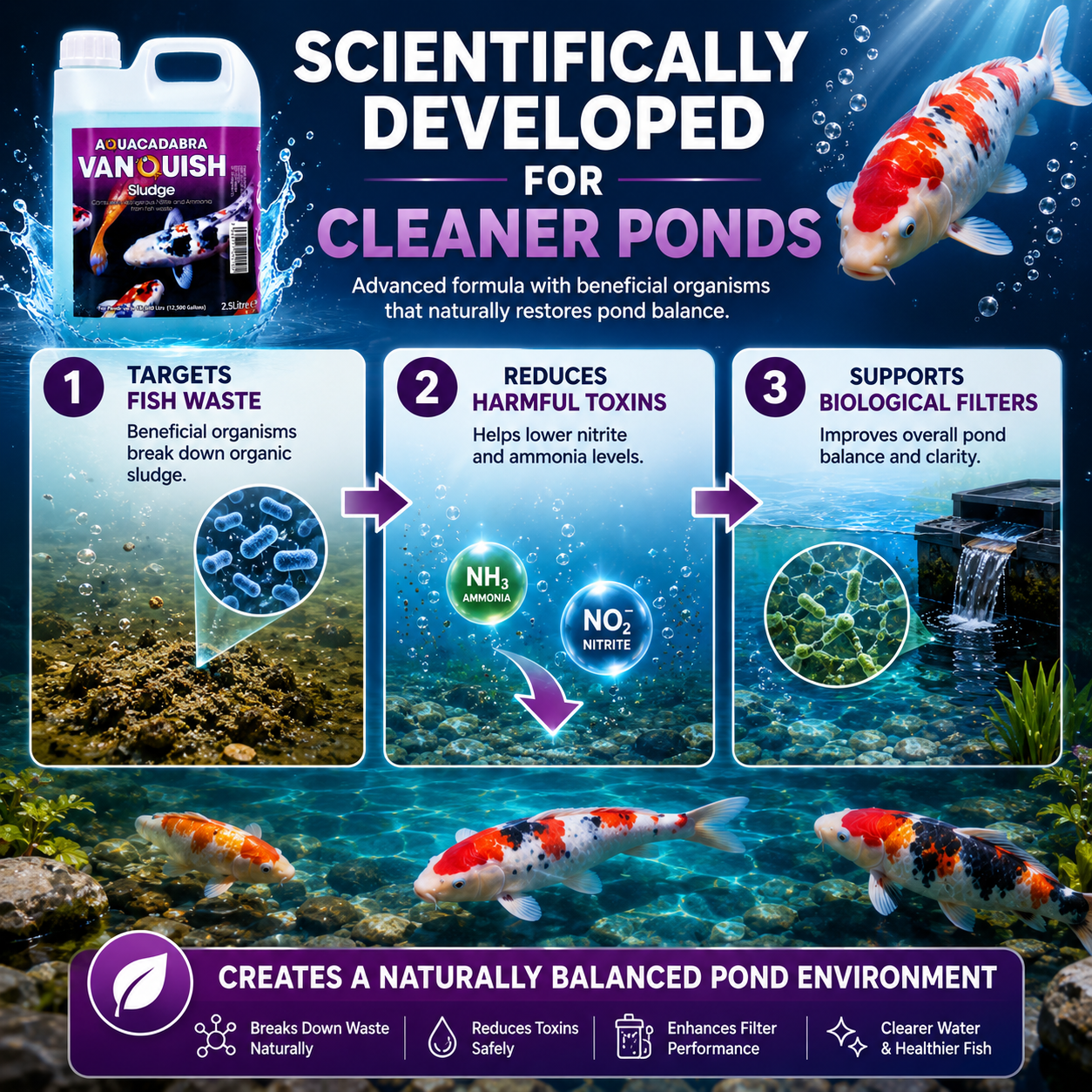 Aquacadabra Vanquish Sludge Pond Cleaner