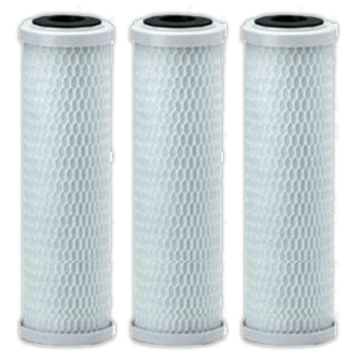 3 x 10" Carbon Block Water Filter Cartridges RO Reverse Osmosis Pond Koi