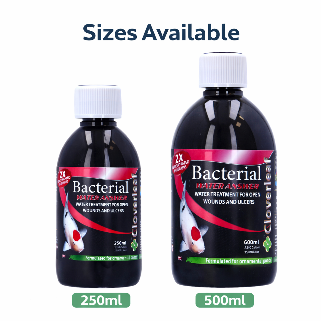 Cloverleaf Bacterial Water Answer Pond Fish Treatment Koi 250ml & 500ml