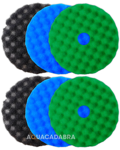 Aquacadabra Foam Filter Sets Fits Cloverleaf CL1 CL2 CL3 Pond Filter x2
