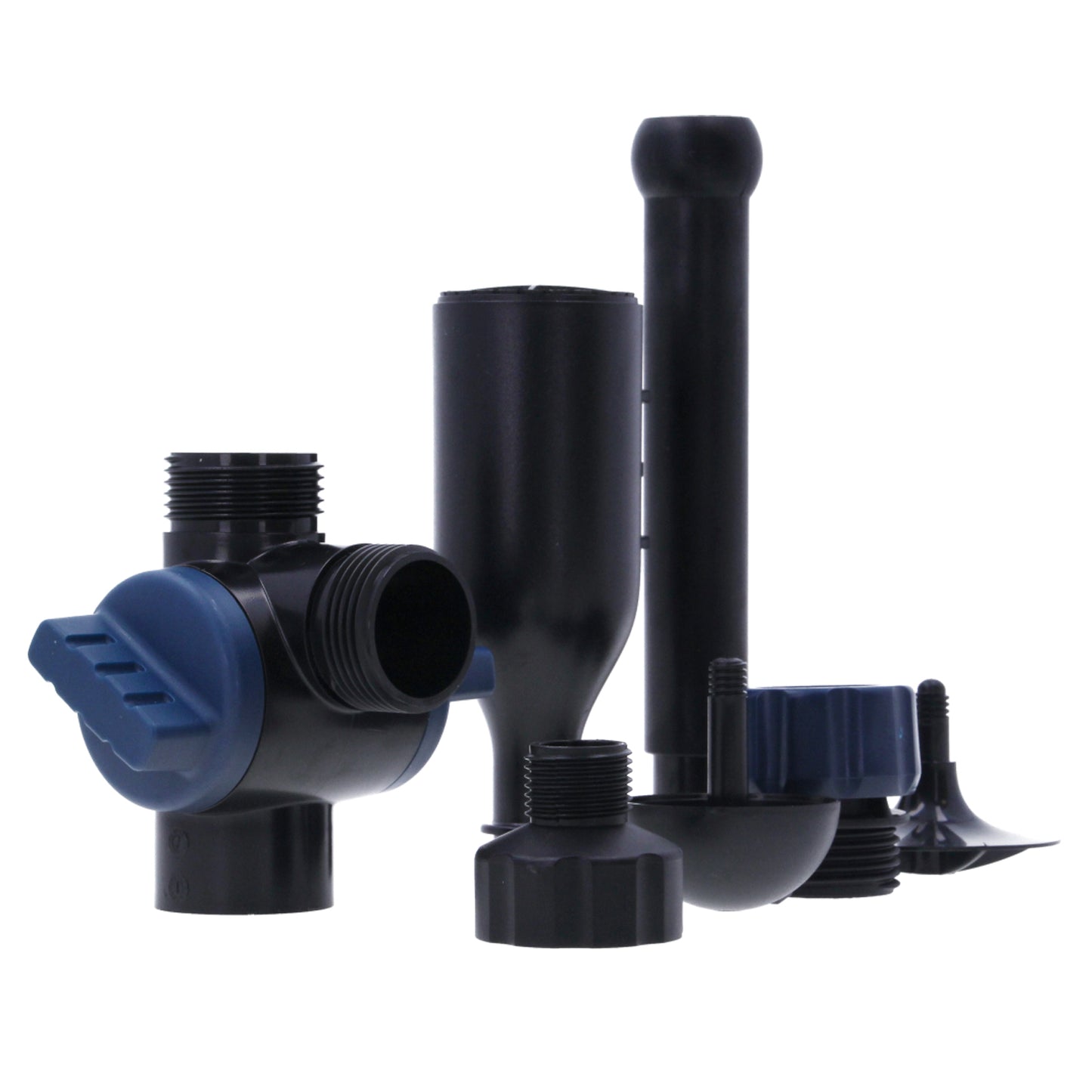 Aquacadabra Pond Fountain Nozzle Kit with Flow Control Nozzle Kit 1/2" + 1"