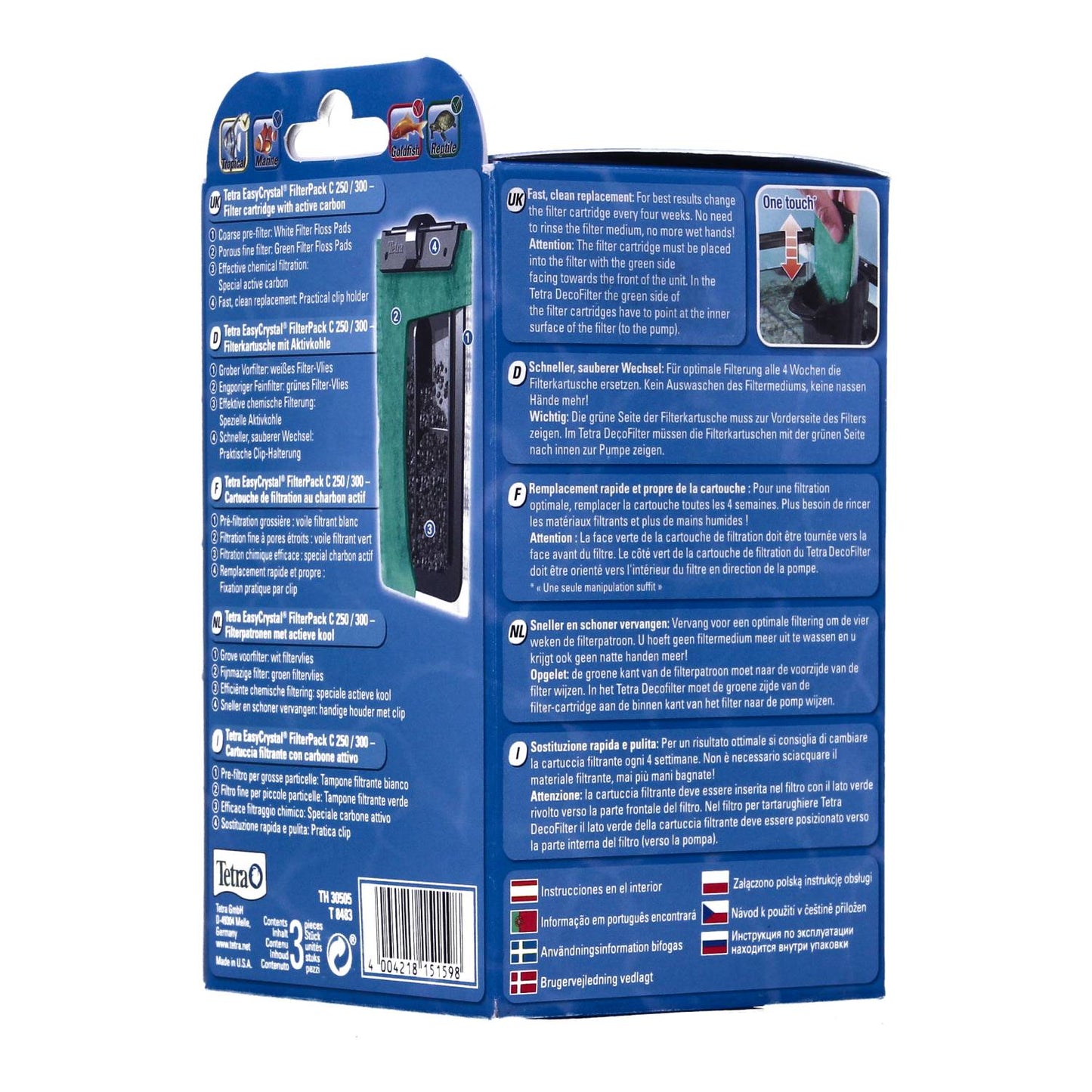 Tetra EasyCrystal Carbon Filter Media C 250/300