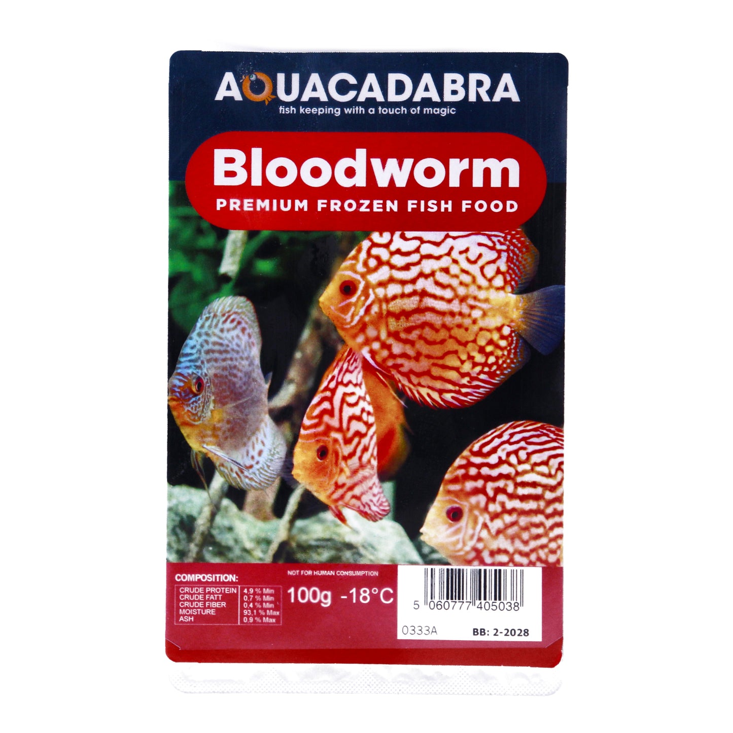 Aquacadabra Premium Frozen Bloodworm Aquarium Fish Food Multi Packs