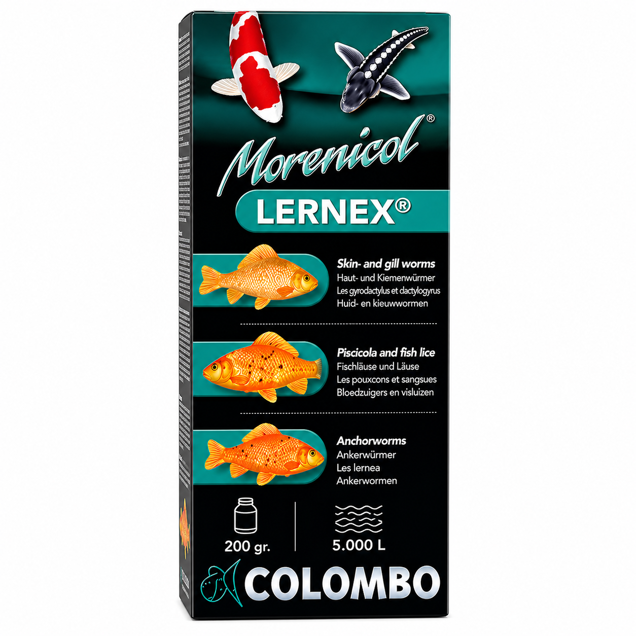 Colombo Lernex Pond Fish Parasite Treatment - Skin, Gill, & Anchor Worm Control