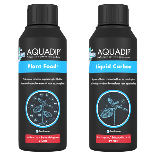 AQUADIP Plant Food & Liquid Carbon Fertiliser Aquarium Tropical Fish Tank