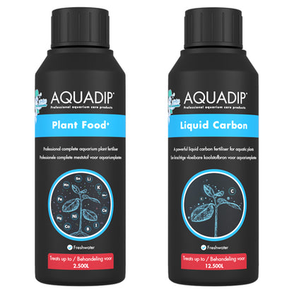 AQUADIP Plant Food & Liquid Carbon Fertiliser Aquarium Tropical Fish Tank