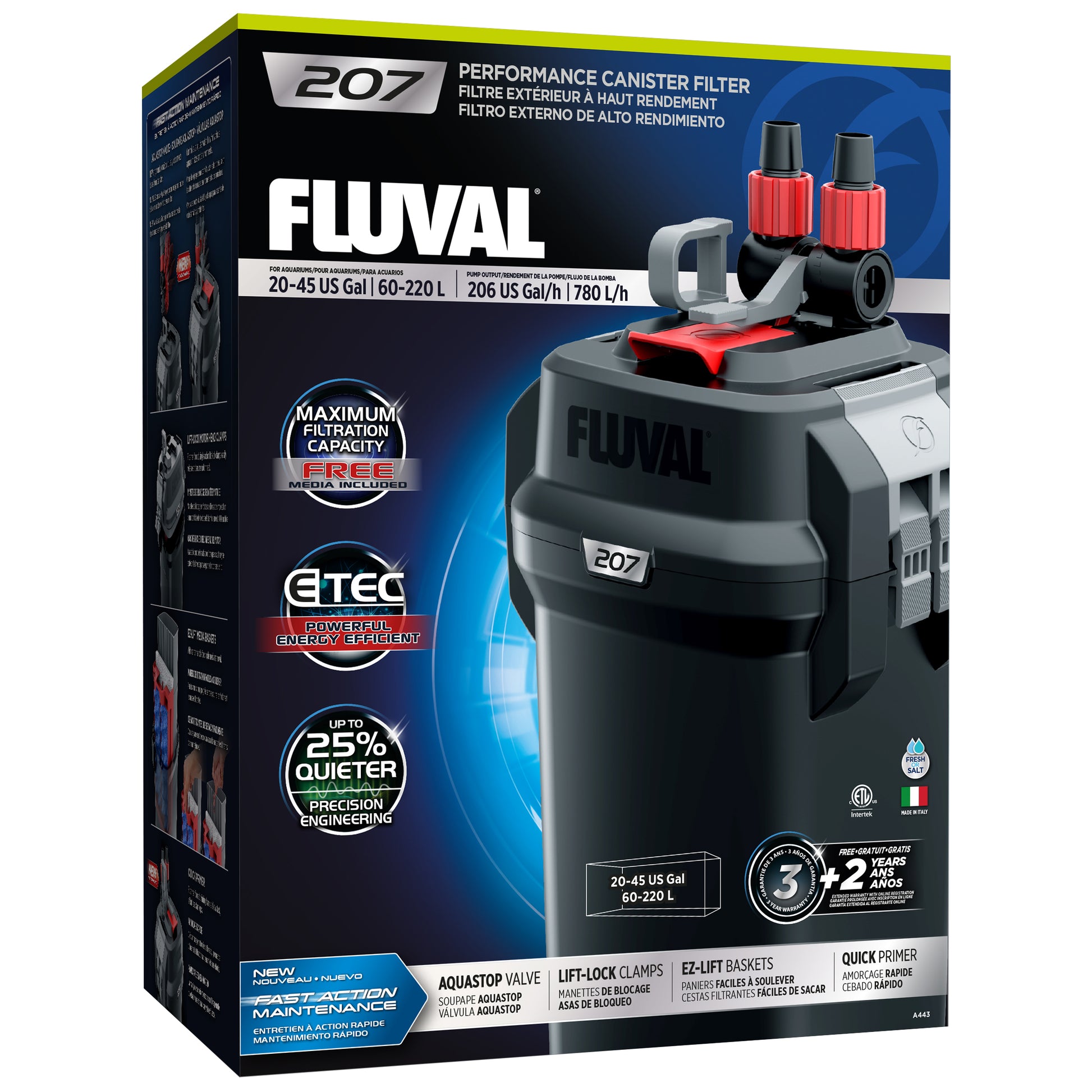 Fluval 207 External Filter Refurbished