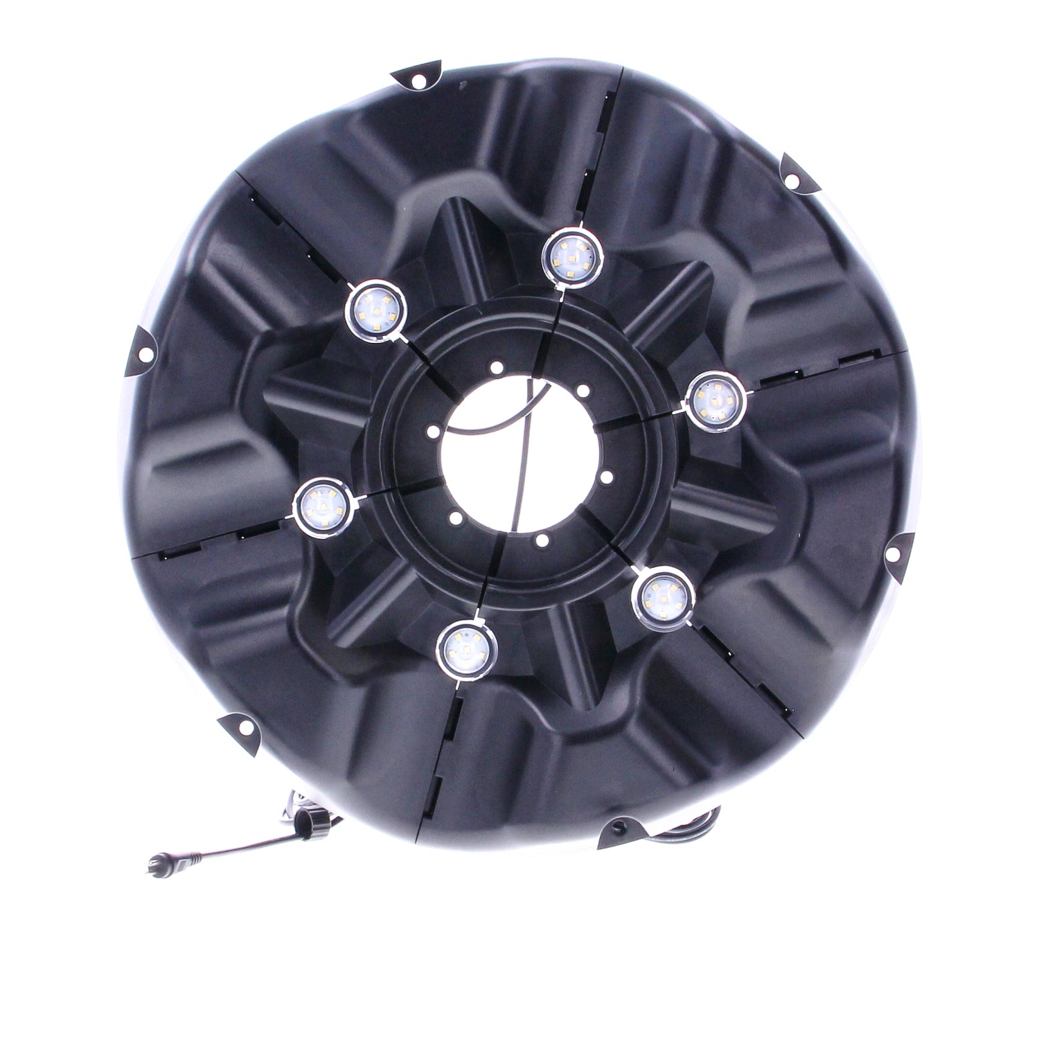 Bermuda Floating Pond Aerator Fountain with LED Lights 115W