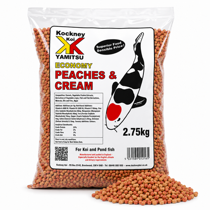 Kockney Koi Peaches & Cream Economy Pond Food