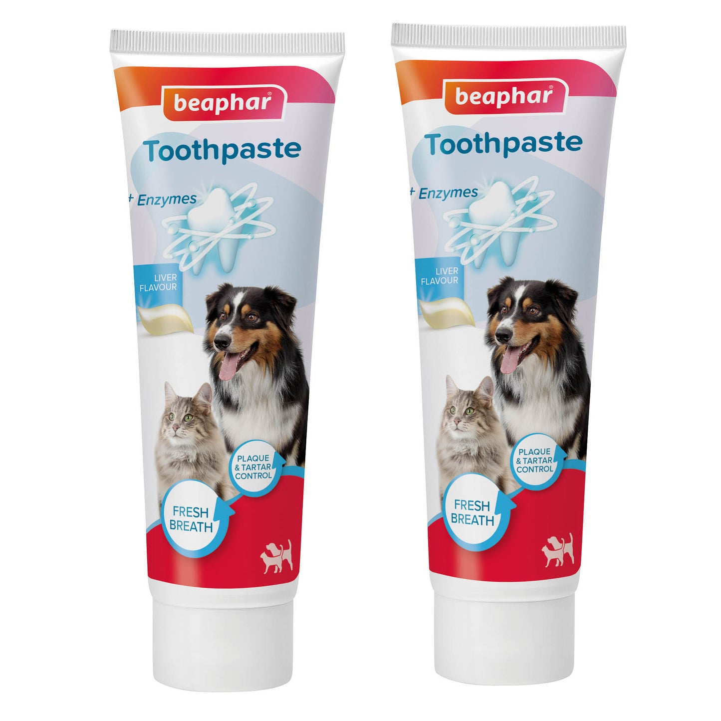 Beaphar Pet 2x Toothpaste with Enzymes for Cats & Dogs
