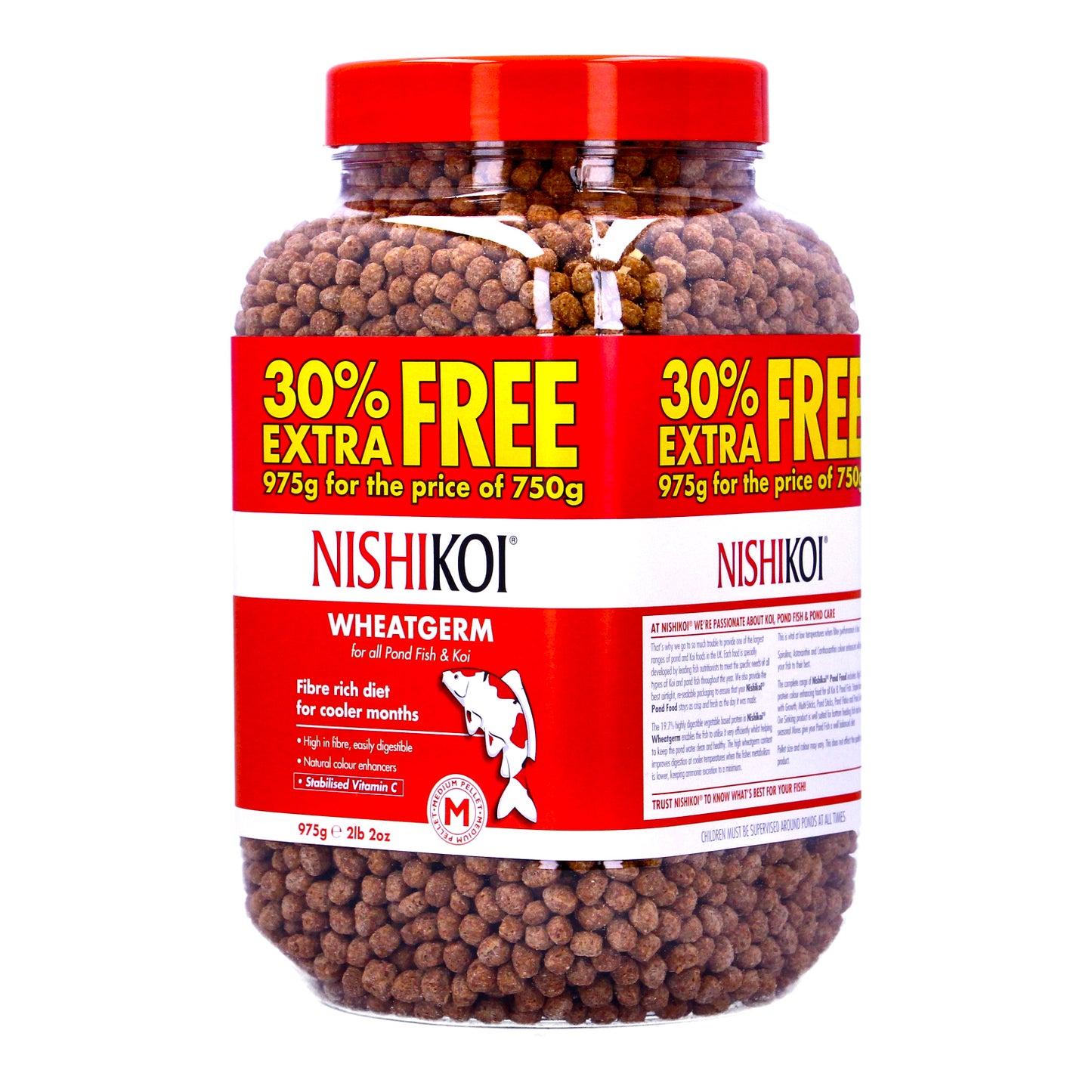 Nishikoi Wheatgerm 750g 30% Extra Medium Pellet