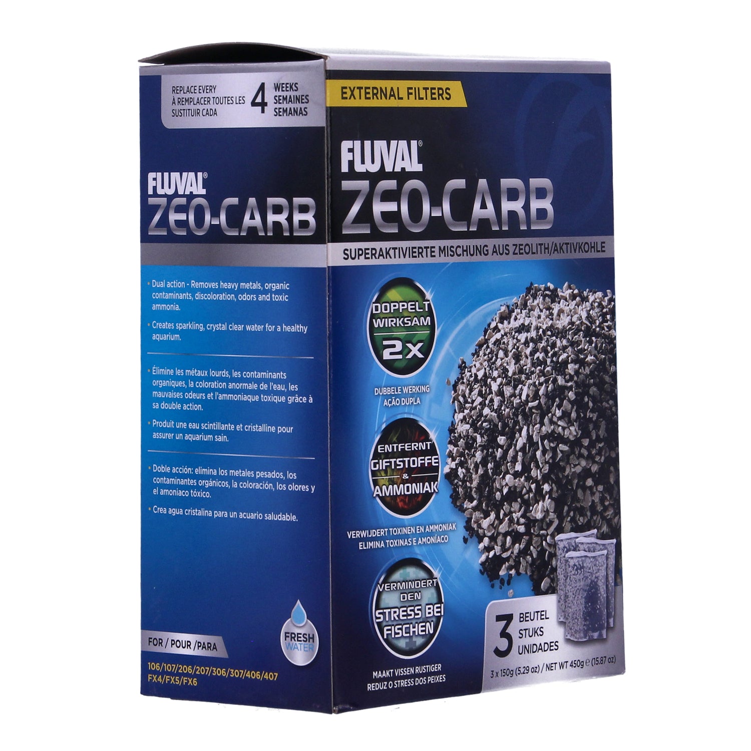 Fluval Zeo-Carb Media 450g