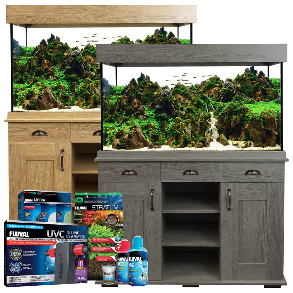 Fluval Shaker 345L Aquarium & Cabinet FREE Bundle