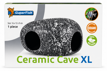 Superfish Ceramic Caves Shrimp Fish Fry Hides Aquarium Tank Decoration