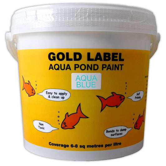 Gold Label Paint Aqua Blue 2.5L *Bucket Damaged*